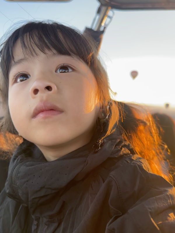 你说，你还想做热气球。